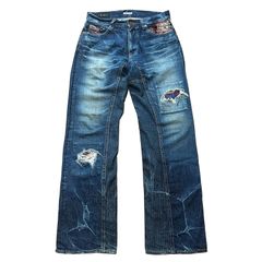 archive Y2K 00s grungydenim 鬼ヒゲ ハチノス XL - メルカリ