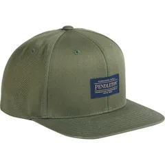 ペンドルトン メンズ アクセサリー 帽子 ロゴ Pendleton Logo Flat Brim Hat Army Green グリーンのサムネイル