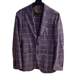 ブリッラ ペル イル グスト Brilla per il gusto テーラードジャケット ブレザー シルク カシミヤ 46 紫 パープル ■BMのサムネイル