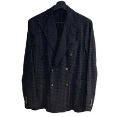希少✨️TAGLIATORE Brilla○ジャケット○ダブル○48○ネイビー系