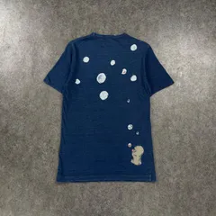 R by 45RPM 45R フォーティーファイブアールピーエム 半袖 Tシャツ カットソー クルーネック デザイン シャボン玉 プリント インディゴのサムネイル