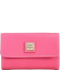 ドーネイアンドバーク レディース アクセサリー 財布 Dooney Bourke Luca Flap Wallet Fuchsia フューシャのサムネイル