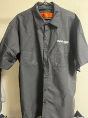 Red Kap レッドキャップ 半袖ワークシャツ MACK MASTERS 企業ロゴ バックプリント XL ブラックのサムネイル