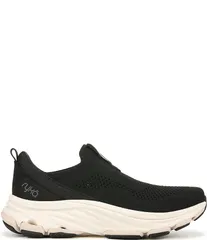 ライカ レディース シューズ スニーカー ニット Ryka Womens Devotion Max Slip Knit Slip On Walking Sneakers Black ブラックのサムネイル