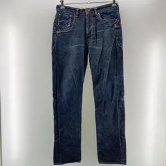 【中古】CUNE 2連ウサギ ブルー&レッド デニムパンツ サイズ32 TB071102 キューン[24]のサムネイル
