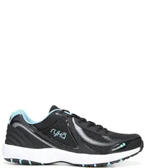 ライカ レディース シューズ スニーカー Ryka Dash 3 Walking Shoes BlackMeterBlue ブラックのサムネイル