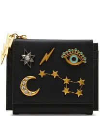 ベッツィジョンソン レディース アクセサリー 財布 Betsey Johnson Celestial Novelty Bifold Wallet Black ブラックのサムネイル