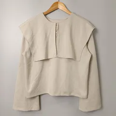 モイテュット moi tytto 2way襟付きポンチトップス【F】ベージュのサムネイル