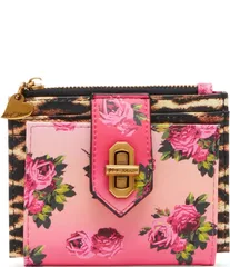 ベッツィジョンソン レディース アクセサリー 財布 フラワー柄 フラワー Betsey Johnson Leopard Floral Bifold Wallet Pink Multi ピンクのサムネイル
