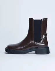 トップショップ レディース シューズ ブーツ・レインブーツ チェルシー アンクル ブーツ Topshop Lottie chelsea ankle boots in chocolate Chocolaのサムネイル