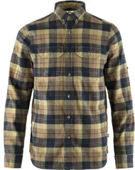 フェールラーベン メンズ トップス シャツ Fjallraven Mensingi Heavy Flannel Shirt Dark SandDark Navy ネイビーのサムネイル