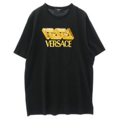 ヴェルサーチ ジーンズクチュール Tシャツ メドゥーサ グレカ - メルカリ