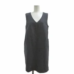 N.Natural Beauty Basic N.ナチュラルビューティーベーシック ジャンパースカート M グレー Vネック ノースリーブ 無地 /NP ■ECA006のサムネイル