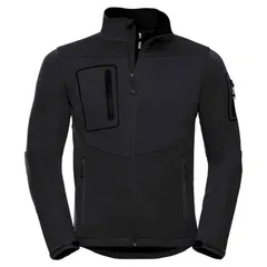 ラッセルアスレチック メンズ アウター ジャケット・ブルゾン Russell Athletic Russell Mensportsoft Shell Jacket Black ブラックのサムネイル