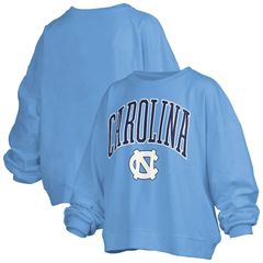 프레스 박스 여성 탑스 티셔츠 스웨트 로고 힐 Womens Pressbox Carolina Blue North Carolina Tar Heels Janise A