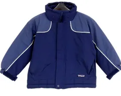 ◇Patagonia STY65890 中綿 ジップジャケット エコダウン ダークネイビーリフレクターパイピング パタゴニア キッズモデル XXS 男児3-4のサムネイル