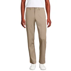 ランズエンド メンズ ボトムス カジュアルパンツ Mens Lands End TraditionalFit Flex Performance Golf Pants Khaki カーキのサムネイル
