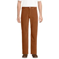 ランズエンド メンズ ボトムス カジュアルパンツ コーデュロイ Mens Lands End Corduroy Classic Fit 5 Pocket Pants Rich Ginger Brownのサムネイル