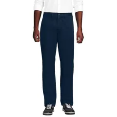 ランズエンド メンズ ボトムス カジュアルパンツ Mens Lands End Classic Fit Chino Pants Radiant Navy ネイビーのサムネイル