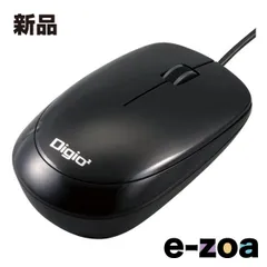 Nakabayashi  ナカバヤシ Digio2 小型有線3ボタン光学式マウス ブラック MUS-UKT114BK (2574836)のサムネイル
