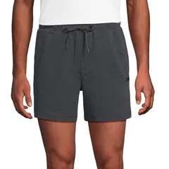 ランズエンド メンズ ボトムス ハーフパンツ・ショーツ ショートパンツ Mens Lands End Pique Shorts Dk Charcoal Heather チャコールのサムネイル