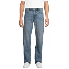 ランズエンド メンズ ボトムス デニムパンツ ジーンズ Mens Lands End Rigid Classic Fit Jeans Medium Tahoe Washのサムネイル