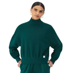 チャンピオン レディース アウター ニット・セーター ヴィンテージ モックネック Womens Champion Vintage Wash Mockneck Pullover Night Gardenのサムネイル