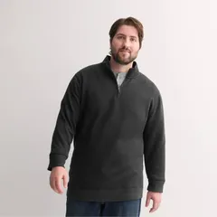 ソノマ メンズ アウター ニット・セーター ハーフジップ トール フリース Big Tall Sonoma Goods For Life Sweater Fleece Quarter Zipullovのサムネイル