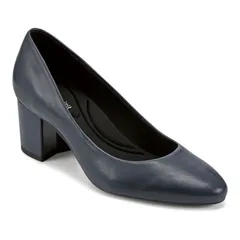 イージースピリット レディース シューズ パンプス ヒール Easy Spirit Cosma EFlex Womens Block Heel Pumps Navy ネイビーのサムネイル