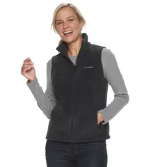 コロンビア レディース アウター ジャケット・ブルゾン プチ ベスト フリース Petite Columbia Benton Springs Fleece Vest Black ブラックのサムネイル