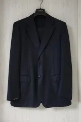 LANVIN PARIS ブラック スーツ SUPER 140'Sのサムネイル
