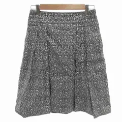 トリーバーチ TORY BURCH スカート 2 グレー 総柄 膝丈 フレア  /HW ■ECD002のサムネイル