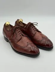 エドワードグリーン EDWARD GREEN フルブローグ 旧工場製 202ラスト UK8.5E 目安27cmのサムネイル