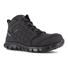 リーボック メンズ シューズ ブーツ・レインブーツ アンクル Reebok Sublite Cushion Work Mens CompositeToe Ankle Boots Black ブラックのサムネイル