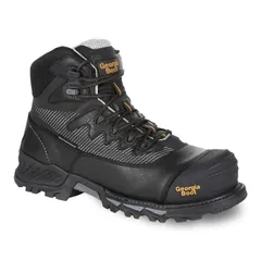 ジョージアブーツ メンズ シューズ ブーツ・レインブーツ Georgia Boots Rumbler Mens Waterproof Composite Toe Work Boots Brown ブラのサムネイル