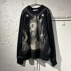 GIVENCHY ジバンシー 16AW Jesus Print Crewneck Sweat クルーネック スウェット 16J7314653 ブラック size:M 【表参道B07】のサムネイル