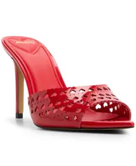 アルド レディース シューズ スリッポン・ローファー サンダル ALDO Womens Lovemule SlipOn Dressandals Laser Cut Medium Red レッドのサムネイル