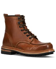 フライ メンズ シューズ ブーツ・レインブーツ Frye Mens Hudson RoundToe Work Boots Caramelのサムネイル