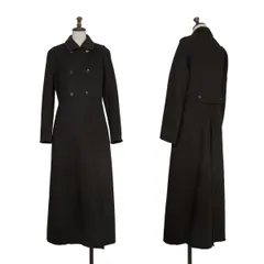 ツモリチサトTSUMORI CHISATO メルトンダブルフェイスコート 黒M位のサムネイル