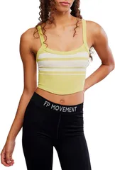 フリーピープル レディース トップス シャツ FP Movement Womens All Clear Striped Cami Honey Dew Combo ストライプのサムネイル