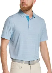 フットジョイ メンズ トップス ポロシャツ プリント Tシャツ FootJoy Mens Tee Geo Print Lisle Golf Polo High Tideのサムネイル