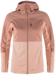フェールラーベン レディース アウター ジャケット・ブルゾン フリース Fjallraven Womens Abisko Trail Fleece Jacket Chalk RoseDusty Rosのサムネイル