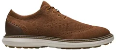 フットジョイ メンズ シューズ スニーカー ニット FootJoy Mens Traditions Knit Golf Shoes BrownTan ブラウンのサムネイル