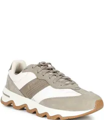 ソレル メンズ シューズ スニーカー スエード レザー Sorel Mens Kinetic Ember Suede Leather Sneakers Bleached Ceramic KhakiIのサムネイル