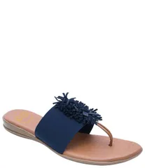アンドレアース レディース シューズ サンダル レザー フリンジ Andre Assous Novalee Featherweight Elastic Leather Fringe Thong Sanのサムネイル