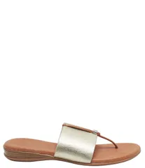 アンドレアース レディース シューズ サンダル Andre Assous Nice Stretch Thong Sandals Platinoのサムネイル