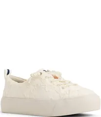 スペリー レディース ボトムス カジュアルパンツ プラットフォーム スニーカー Sperry Womens Cove LTT Eyelet Platform Sneakers Cream クリームのサムネイル