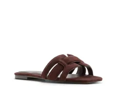 アルド レディース シューズ サンダル Aldo Elenaria Sandal Dark Brown ブラウンのサムネイル