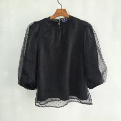 アナスイ ANNA SUI ドット シースルー パフ ブラウス 66のサムネイル