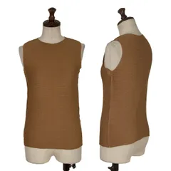 イッセイミヤケミーISSEY MIYAKE me ストレッチプリーツタンクトップ キャメルFのサムネイル